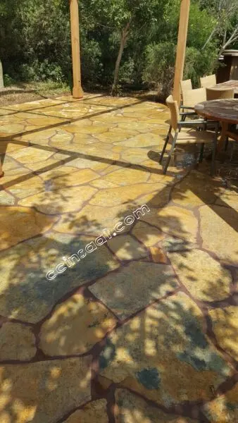 Sarı Yer Döşeme Kayrak Taşı
